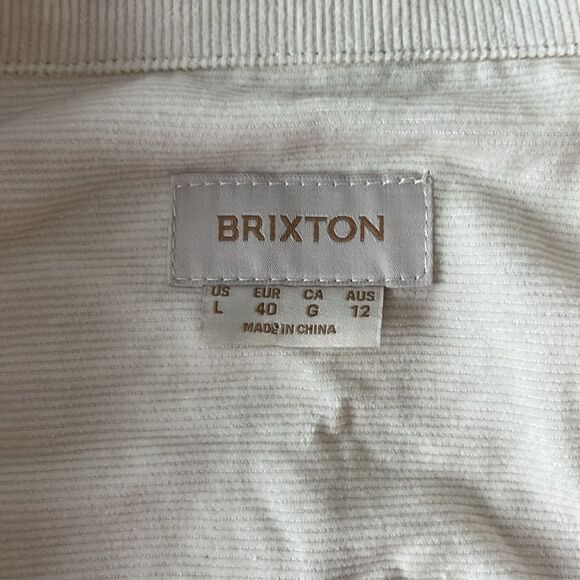 Brixton Mersey Coverall Jumpsuit Corduroy Colorblock NWT Size L - Picture 10 of 16